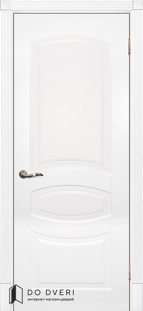 Белая классическая дверь Смальта 02 фабрики Текона