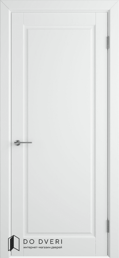 дверь окрашенная белая эмаль Гланта без стекла
