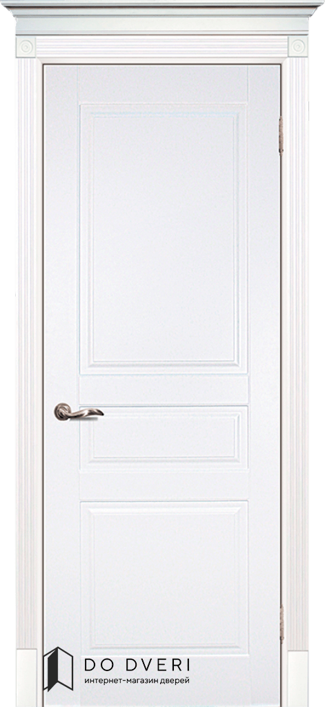 Дверь окрашенная белая