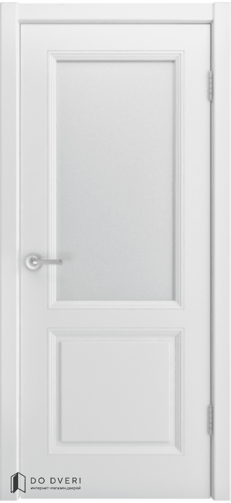 Дверь Belini-222 эмаль Белая со стеклом