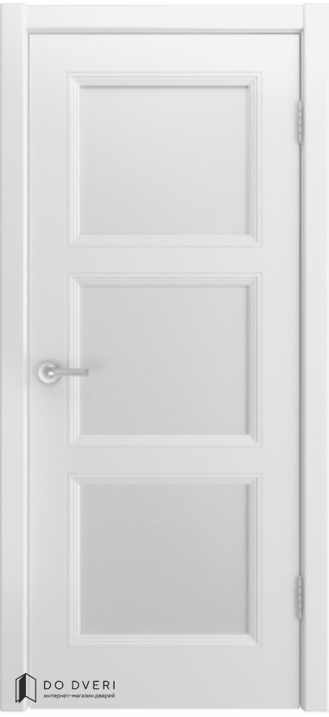 Дверь Belini-333 эмаль Белая со стеклом