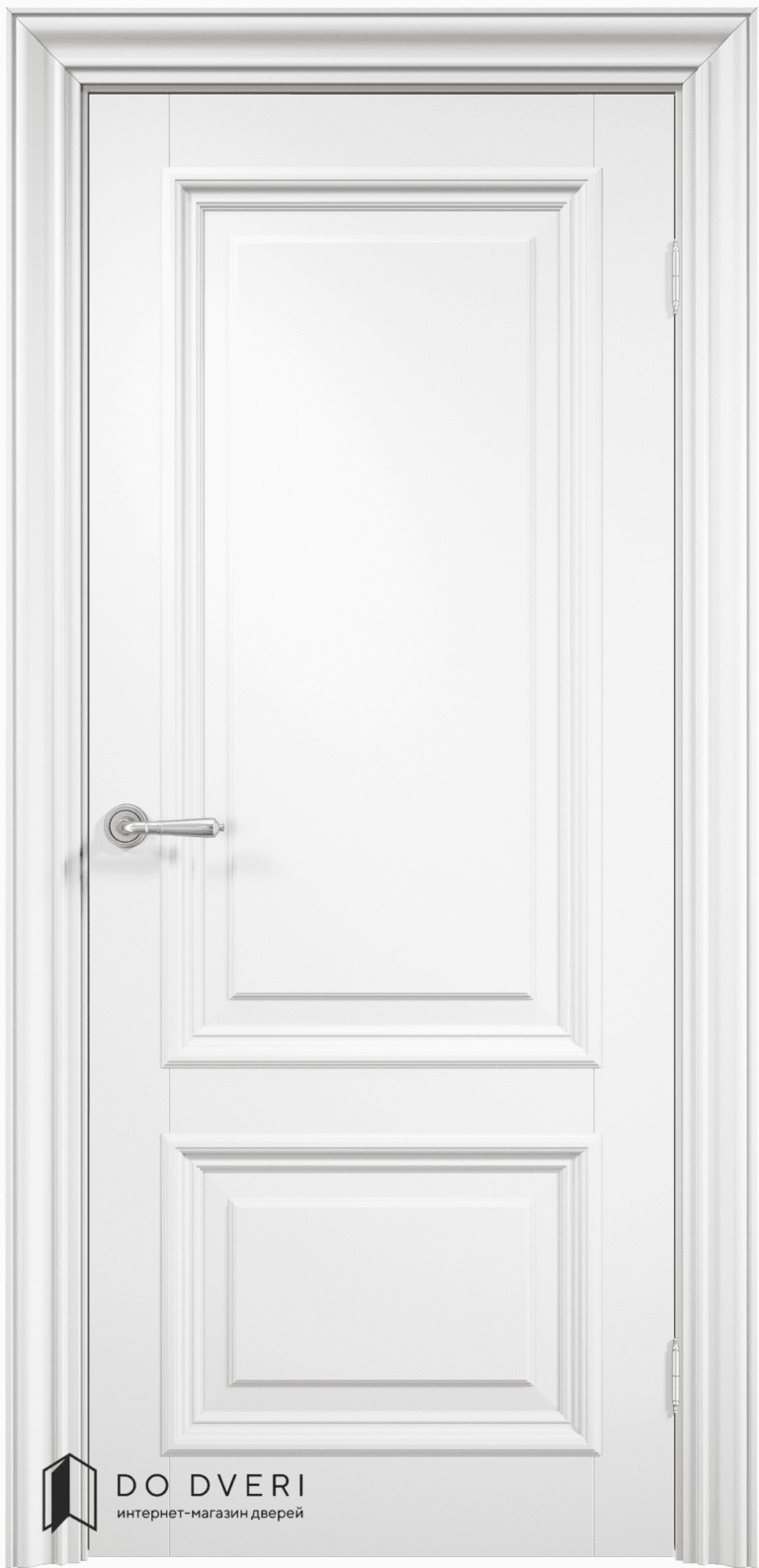Дверь межкомнатная эмаль с багетом