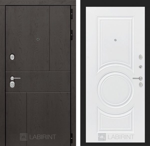 Входная дверь Лабиринт URBAN 23 - Белый софт