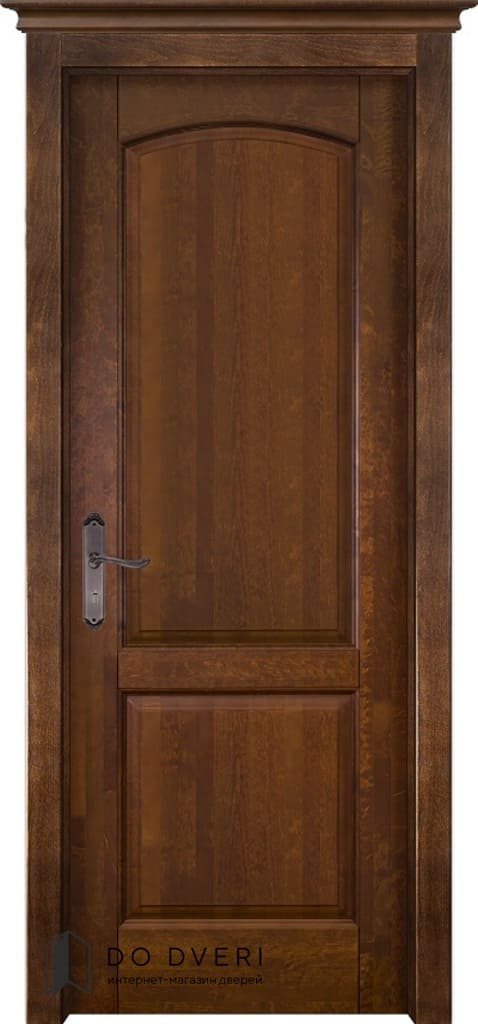 дверь из массива ольхи Фоборг ДГ античный орех