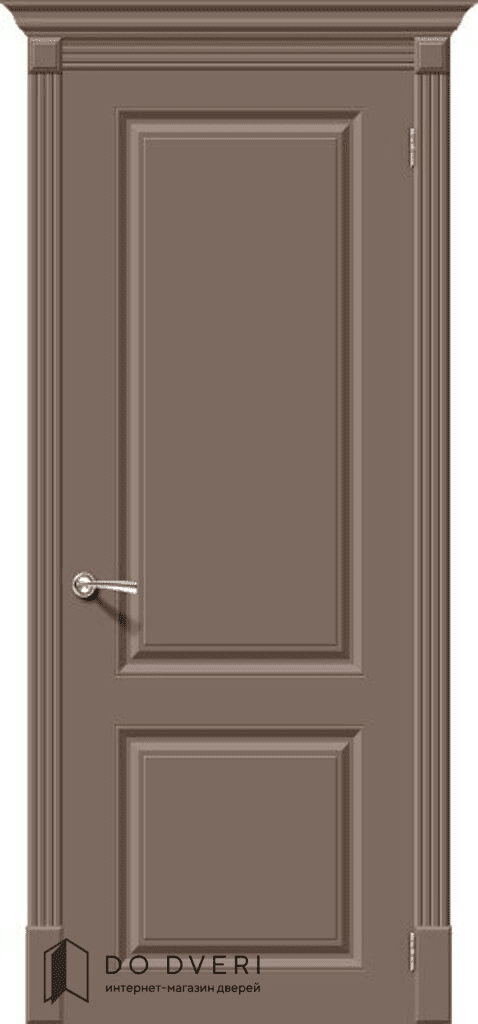 Дверь Bravo Скинни-12 ДГ эмаль Mocca