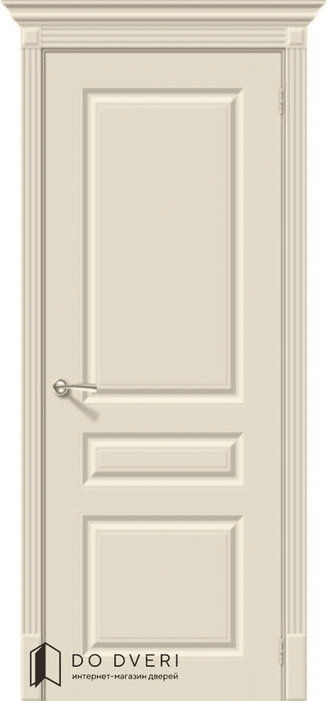 Дверь Bravo Скинни-14 ДГ эмаль Cream (RAL 1013)
