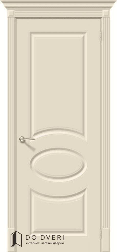 Дверь Bravo Скинни-20 ДГ эмаль Cream (RAL 1013)