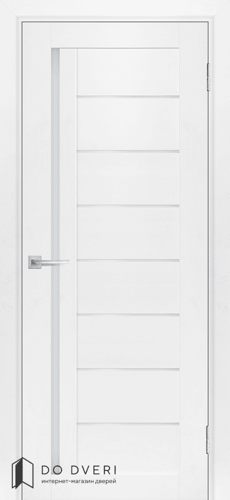 Дверь Техно 741 ДО Белоснежный белый матовый фото
